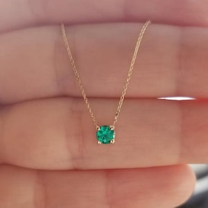 14K Yellow Gold Malachite Four Leaf Clover Necklace 14K Yellow Gold Malachite Four Leaf Clover Necklace