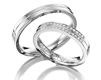 Platinum His&Hers Rings