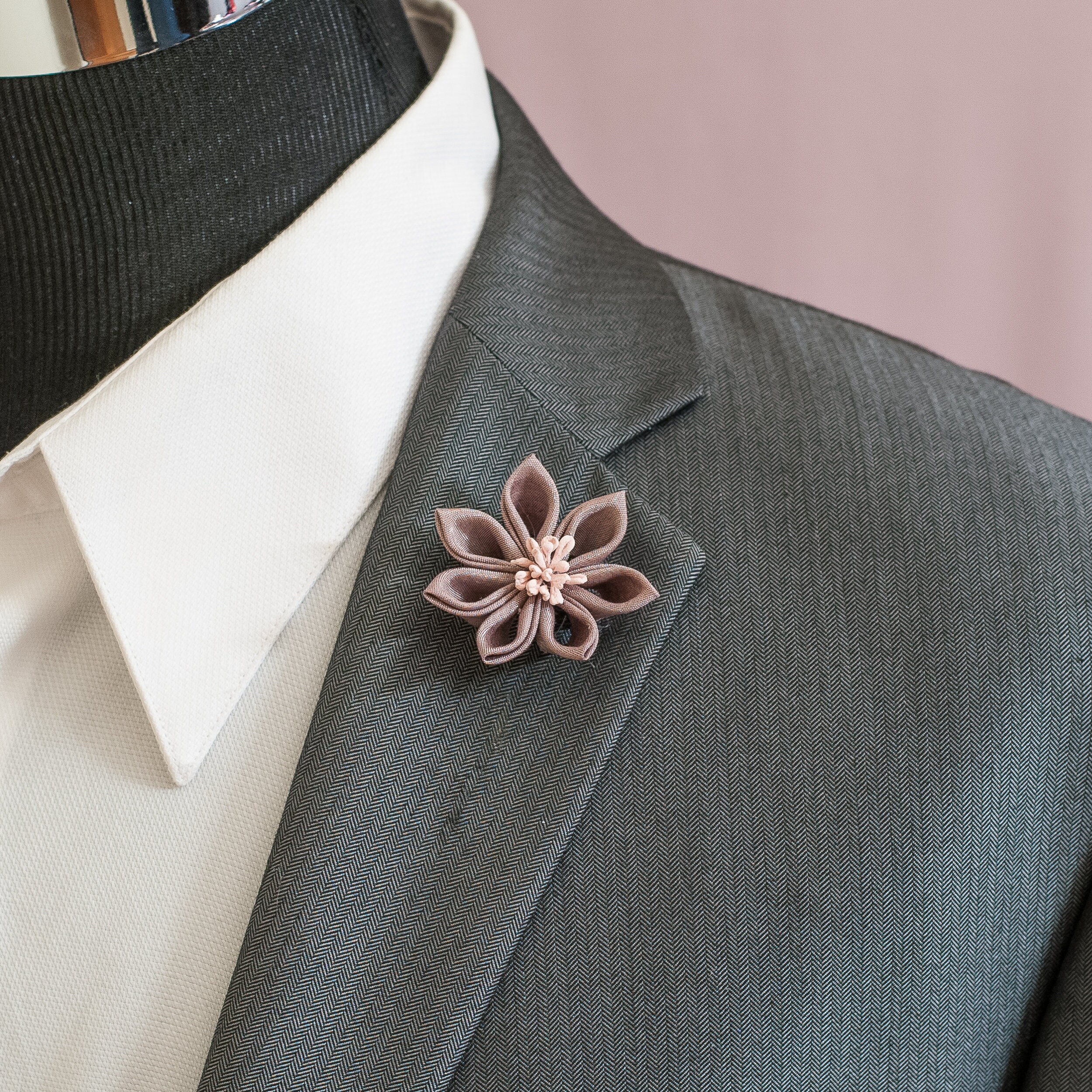 Men's Lapel Pin / Lotus Flower Lapel Pin / Wedding Etsy