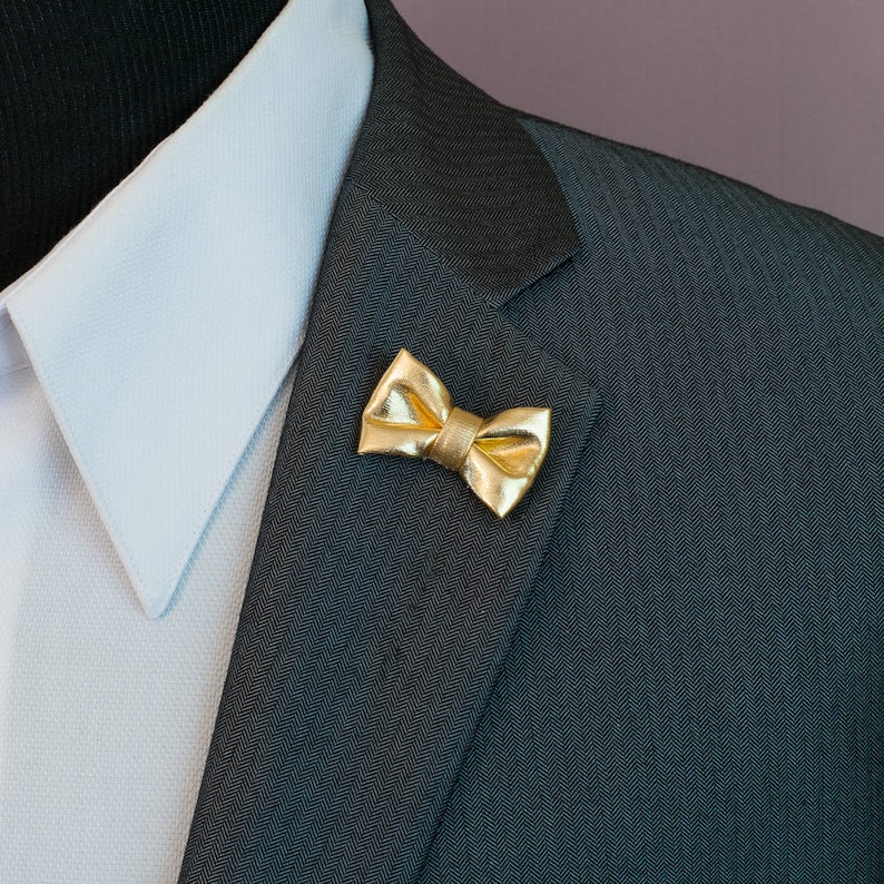 Bow Tie Lapel Pin Men's Bow Tie Lapel Pin Travel Etsy
