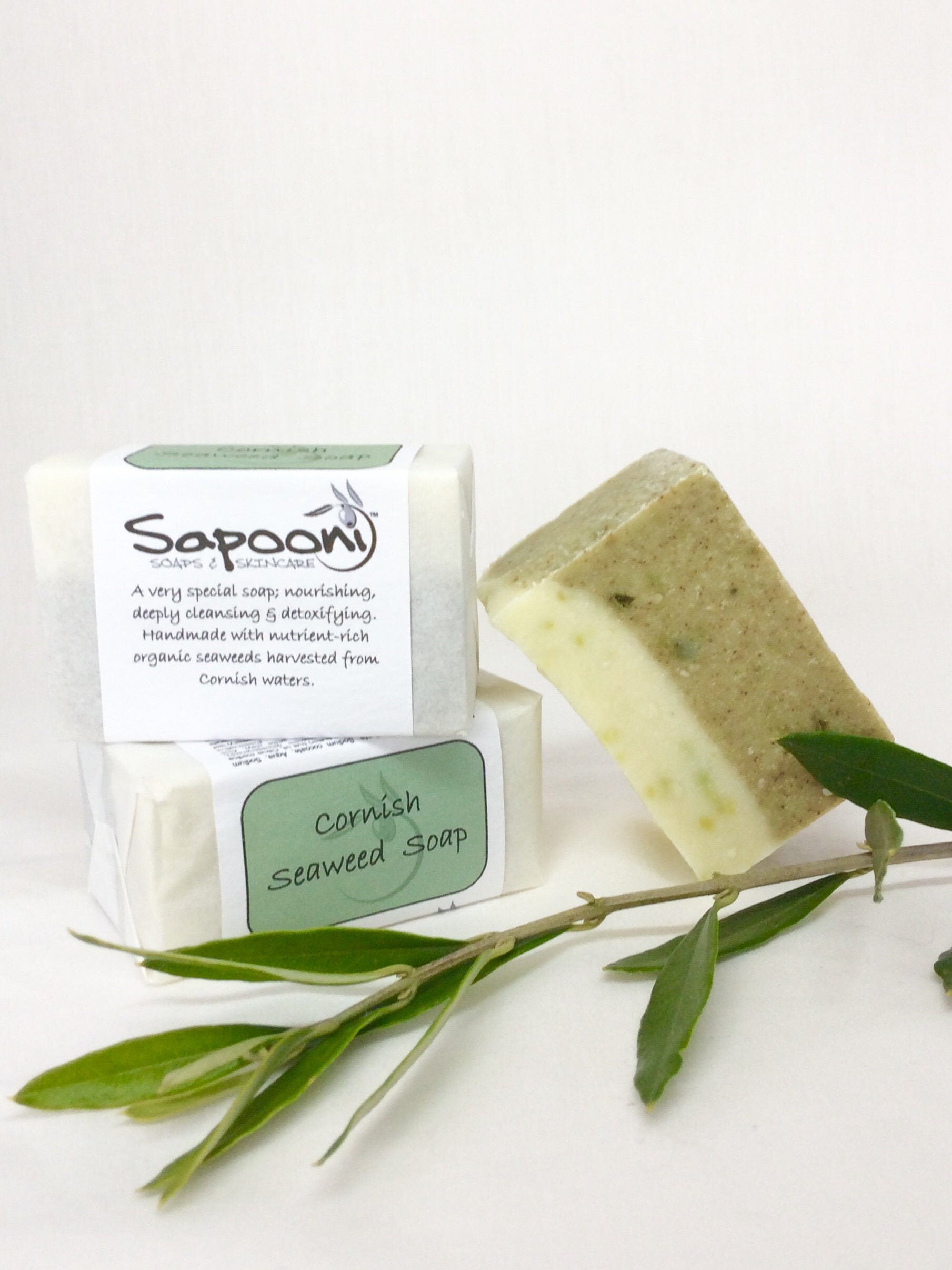 Cornish Seaweed Soap, Seaweed Soap, Natural Soap, Palm Oil Free Soap, Handmade Soap, Bar Soap