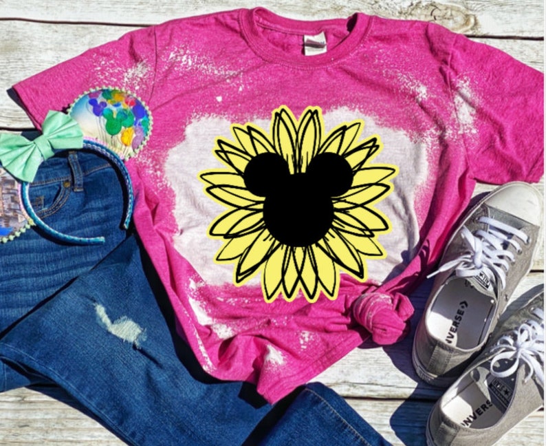 mickey sunflower shirt