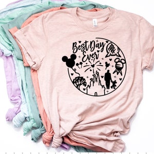 Best Day Ever Disney Shirt | Disney Shirts | Women's Disney Shirt | Disney Shirts for Women | Girls Disney Shirts | Disney Family Shirts