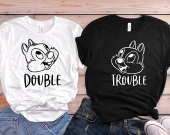 Double Trouble | Chip and Dale Disney Shirts | Disney Shirts for Women | Best Friends Disney Shirts | Disney Shirt | Disneyworld Shirts