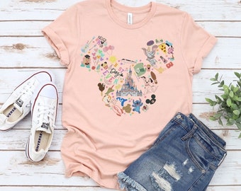 Disney | Disney World | Best Day Ever| Floral | Castle | Watercolor | Sublimation | Disney Shirts for Women | Disney World Shirts