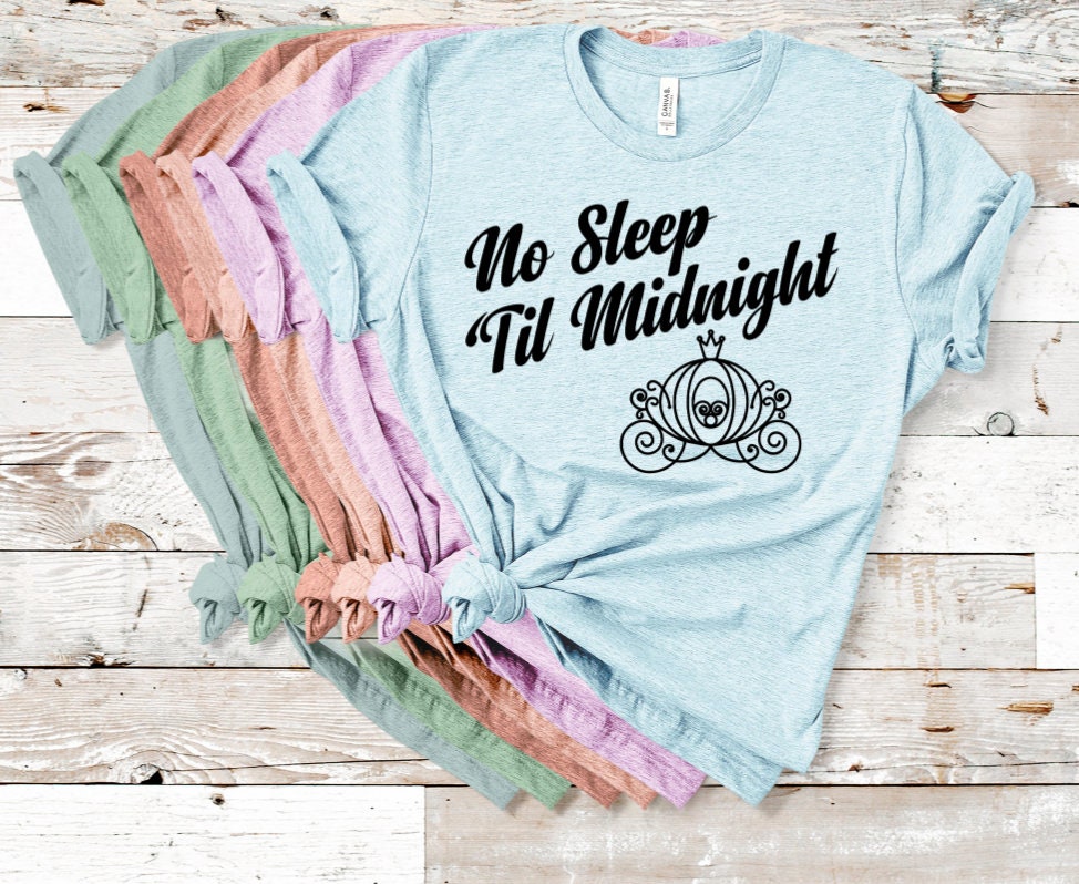 No Sleep Til Midnight Disney Shirts for 