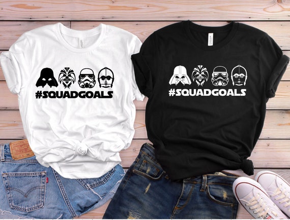 zitten Lot Bediende Buy Star Wars Squadgoals Shirt Star Wars Shirts Unisex Disney Online in  India - Etsy