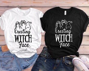 Disney Shirts | Disney Shirts for Women | Hocus Pocus Shirt | Resting Witch Face | Sanderson Sisters Shirt | Disney Halloween Shirt