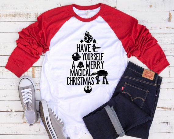 Stoutmoedig Kauwgom heroïsch Star Wars Christmas Shirt Have Yourself A Merry Magical - Etsy