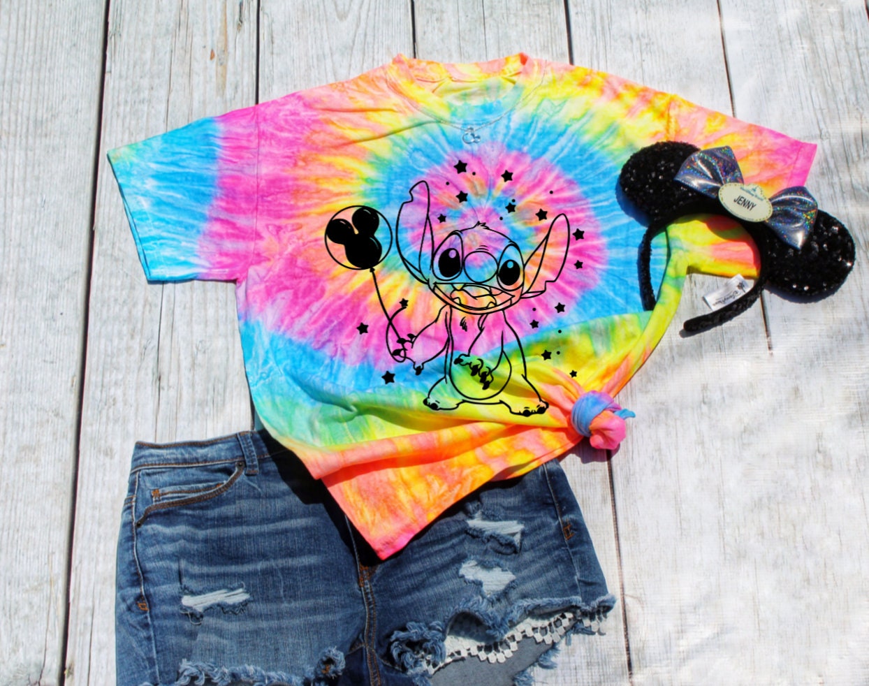 Tie dye hotsell disney sweatshirt