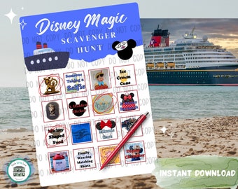 DCL Magic Cruise BINGO Spiel Schnitzeljagd Fisch Verlängerung Geschenk | Kreuzfahrt Fisch Verlängerungsgeschenk | Fisch-Extender Geschenk | Günstiges Fisch-Extender-Geschenk