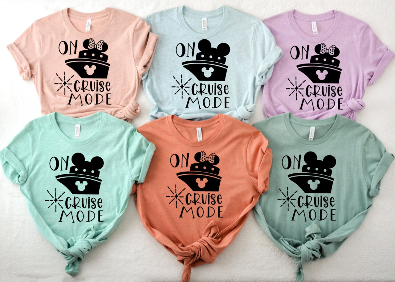 Etsy disney sales cruise shirts