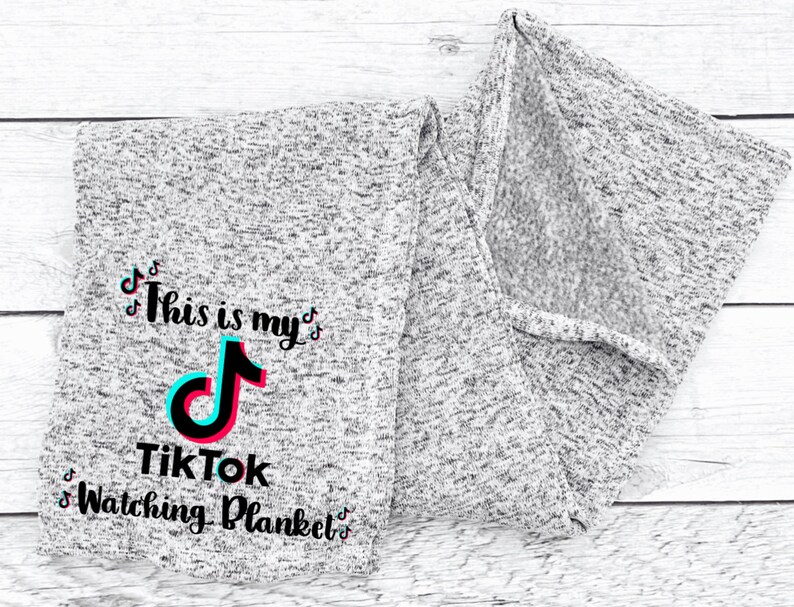 My TikTok Watching Blanket TikTok Blanket Christmas Gift Etsy