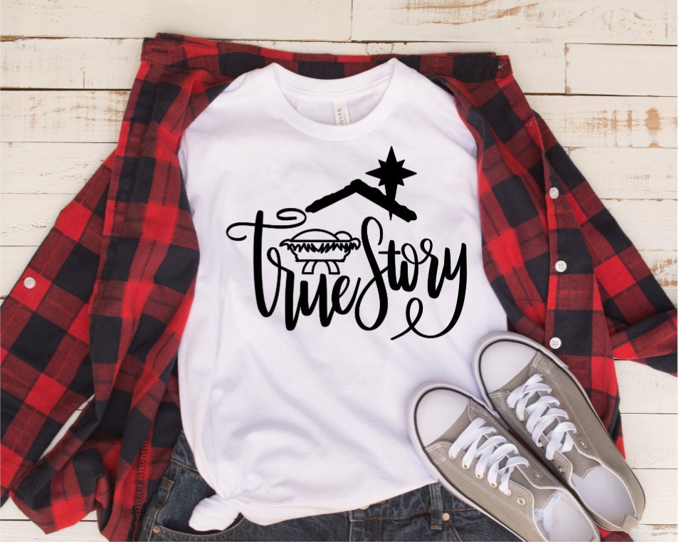 True Story Nativity Shirt Christmas 