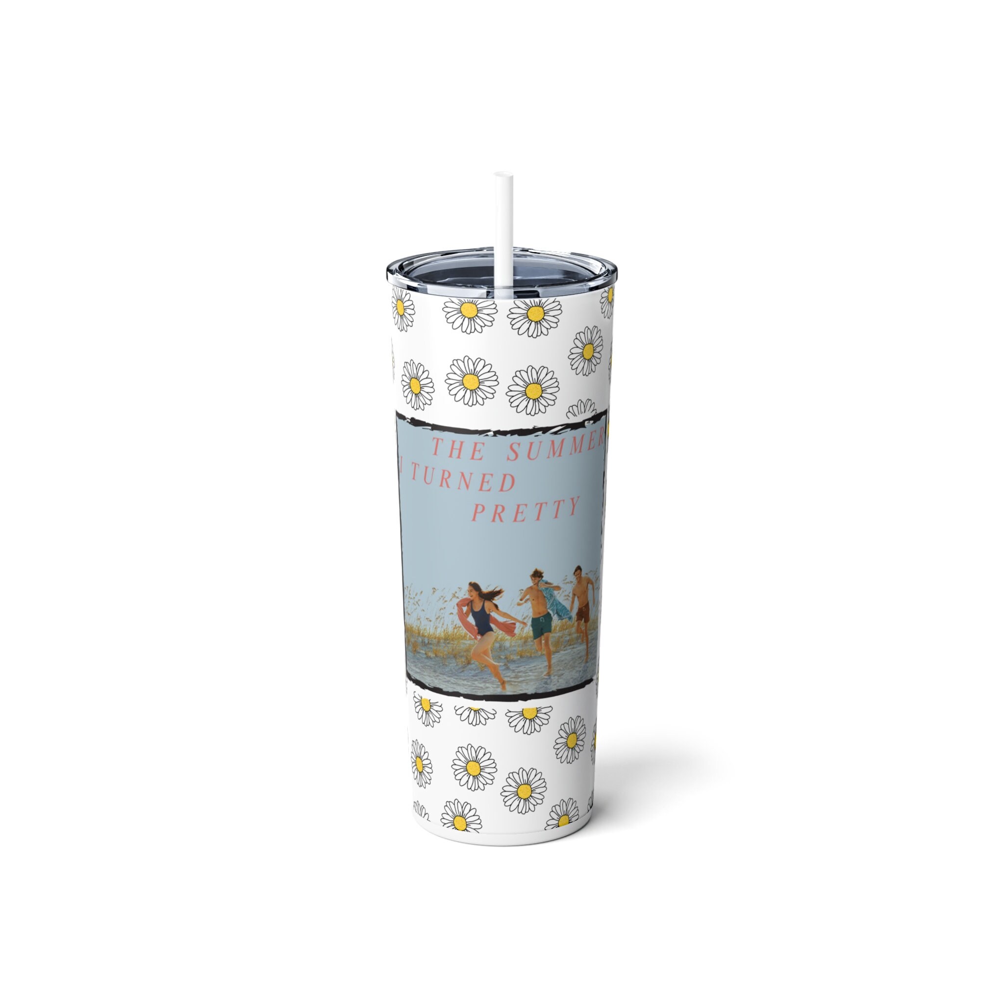 The Summer I Turned Pretty TV Show Skinny Tumbler Belly Conrad Jeremiah  Cousins Beach Tumbler With Straw 20oz 