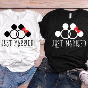 Just Married Shirts | Disney Honeymoon Shirts | Disney Newlywed Shirts | Disney Couples Shirts | Disney Just Married Shirts | Disney Shirts