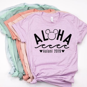 Aulani Shirt Hawaii Shirts Disney Family Vacation Shirts Aloha Shirt Hawaii Shirt for Family Disney Family Matching Shirts image 1