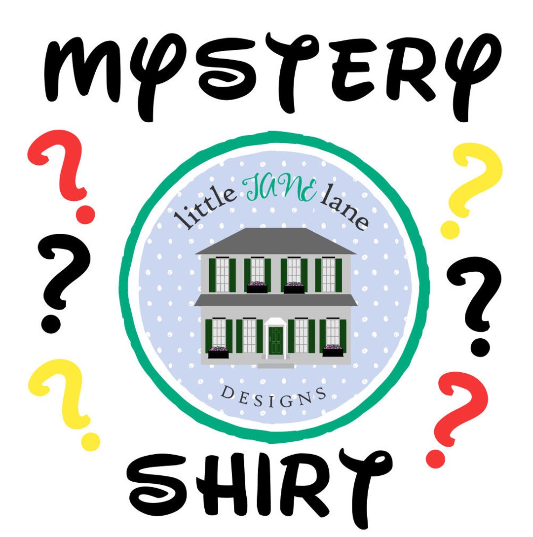 Mystery Shirt Disney Mystery Shirt Random Shirt Picked Etsy
