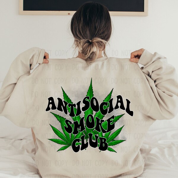 Anti Social Stoner Club Etsy