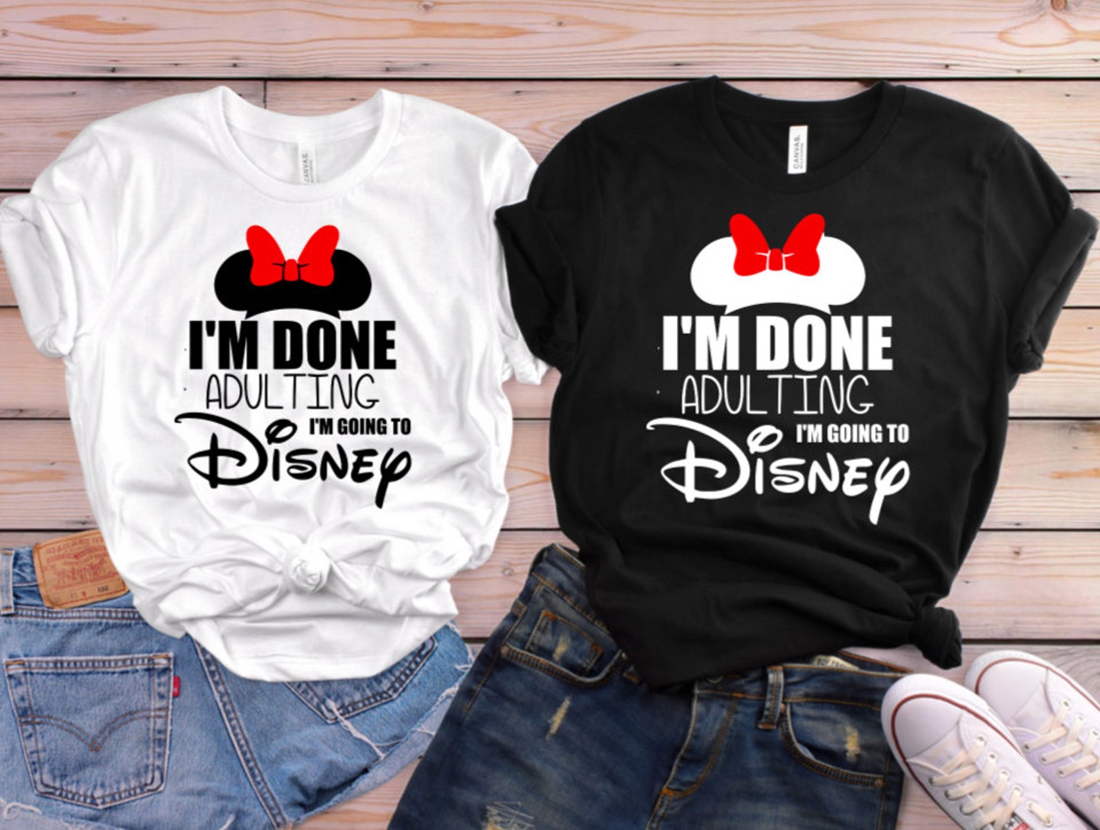 I'm Done Adulting I'm Going to Disney Disney Shirts image 0.