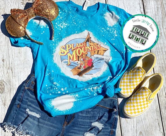 Splash Mountain Shirt | Disney Bleached Shirt | Vintage Disney Shirt | Zip  a Dee Doo Dah Shirt | Brer Fox Brer Rabbit | Distressed Shirt