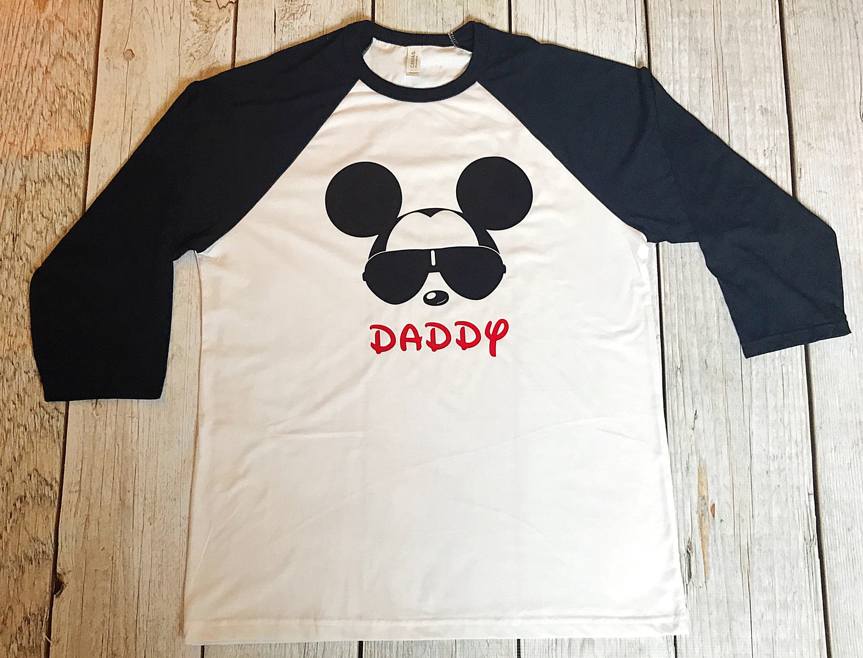 Glasses Raglan Tee Disney Family 