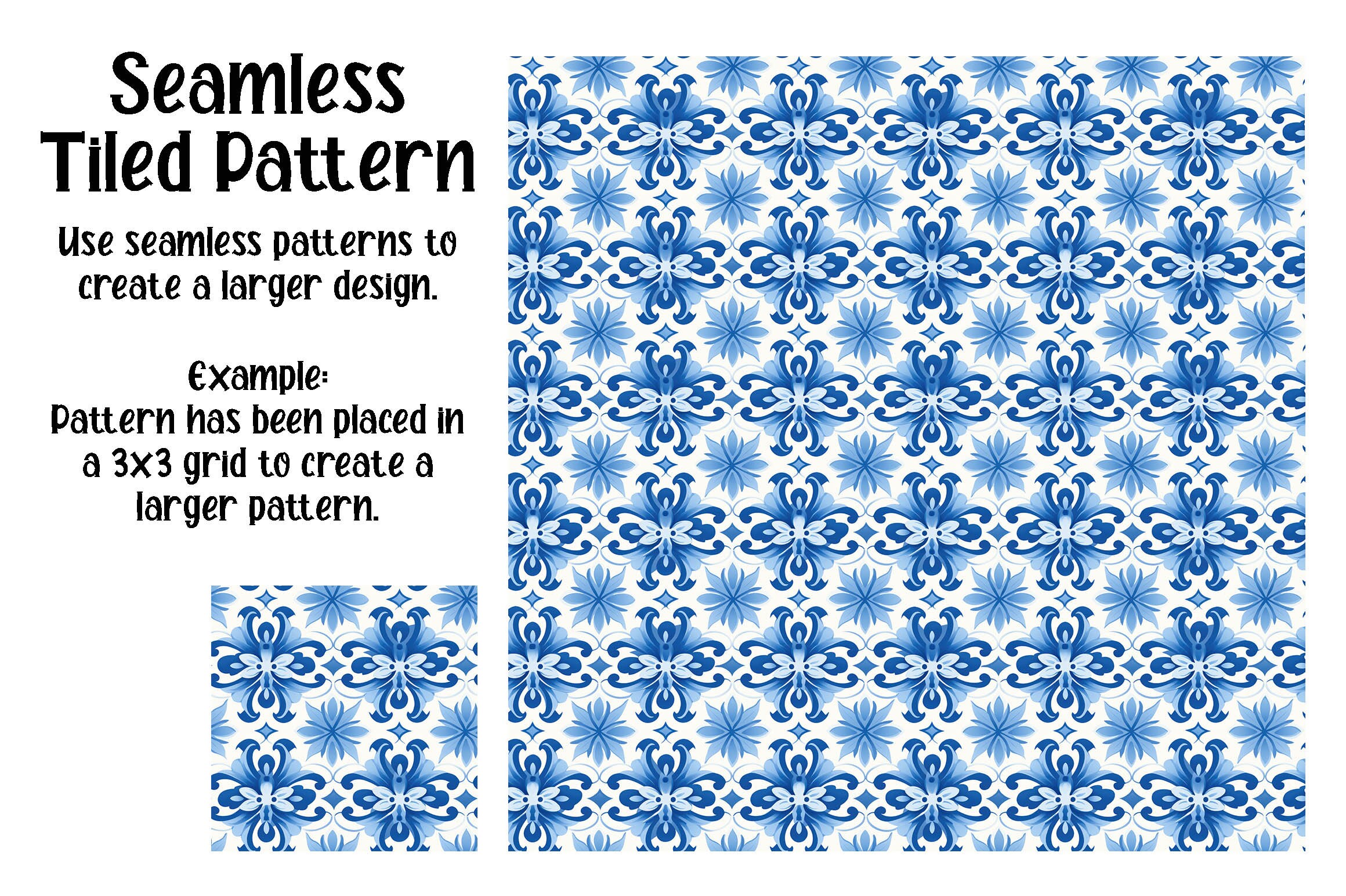 Blue SEAMLESS Patterns - Shades of Blue Digital Paper - 16 Designs ...