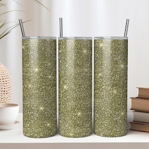 Gouden glitter 20 oz magere beker sublimatie ontwerp - instant digitale download png - naadloze beker wrap - glitter beker
