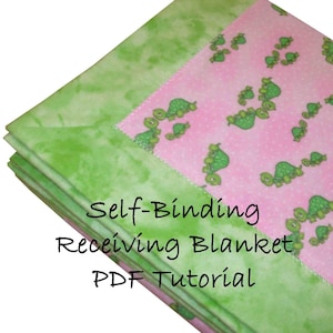 Self-Binding Blanket Tutorial - INSTANT DOWNLOAD image 6