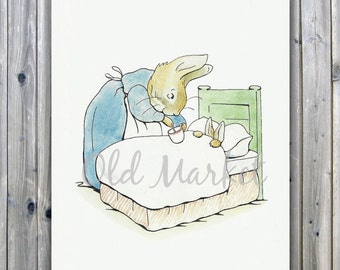 Peter Rabbit 2 - Beatrix Potter Illustration - Printable Digital Download - INSTANT DOWNLOAD