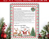 Letter from Santa - Editable Santa Claus Letter - Printable Template - Edit in Canva