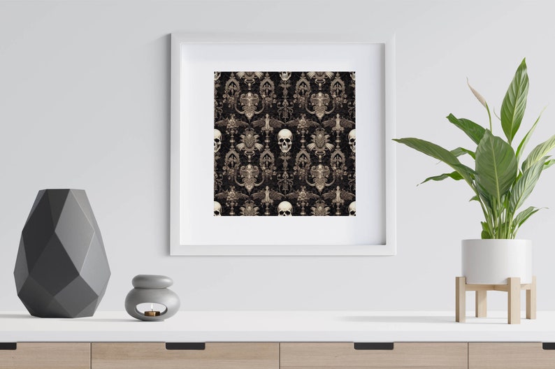 Gothic Ephemera SEAMLESS Patterns - Halloween Digital Paper - 16 ...