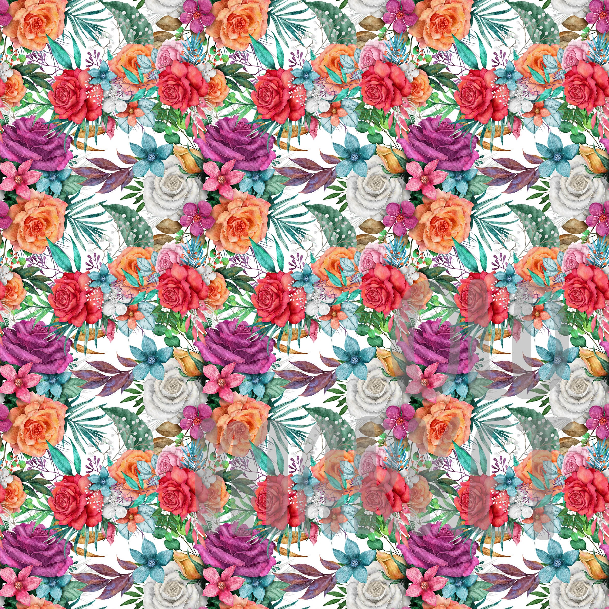 Floral Patterns Digital Paper - SEAMLESS - Watercolor Flower Patterns ...