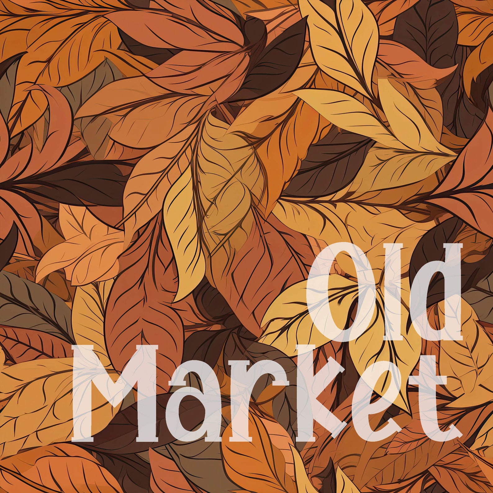 Autumn Leaves SEAMLESS Patterns - Autumn Leaves Digital Paper - 14 ...