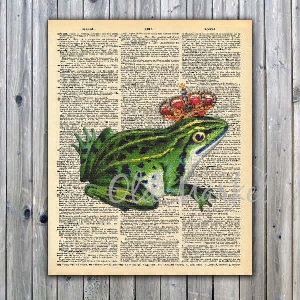 Dictionary Art Print Etsy