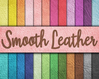 Glattes Lederpapier - bunte Leder Texturen und Hintergründe - 24 Farben - 12 in x 12 in - kommerzielle Nutzung - INSTANT DOWNLOAD