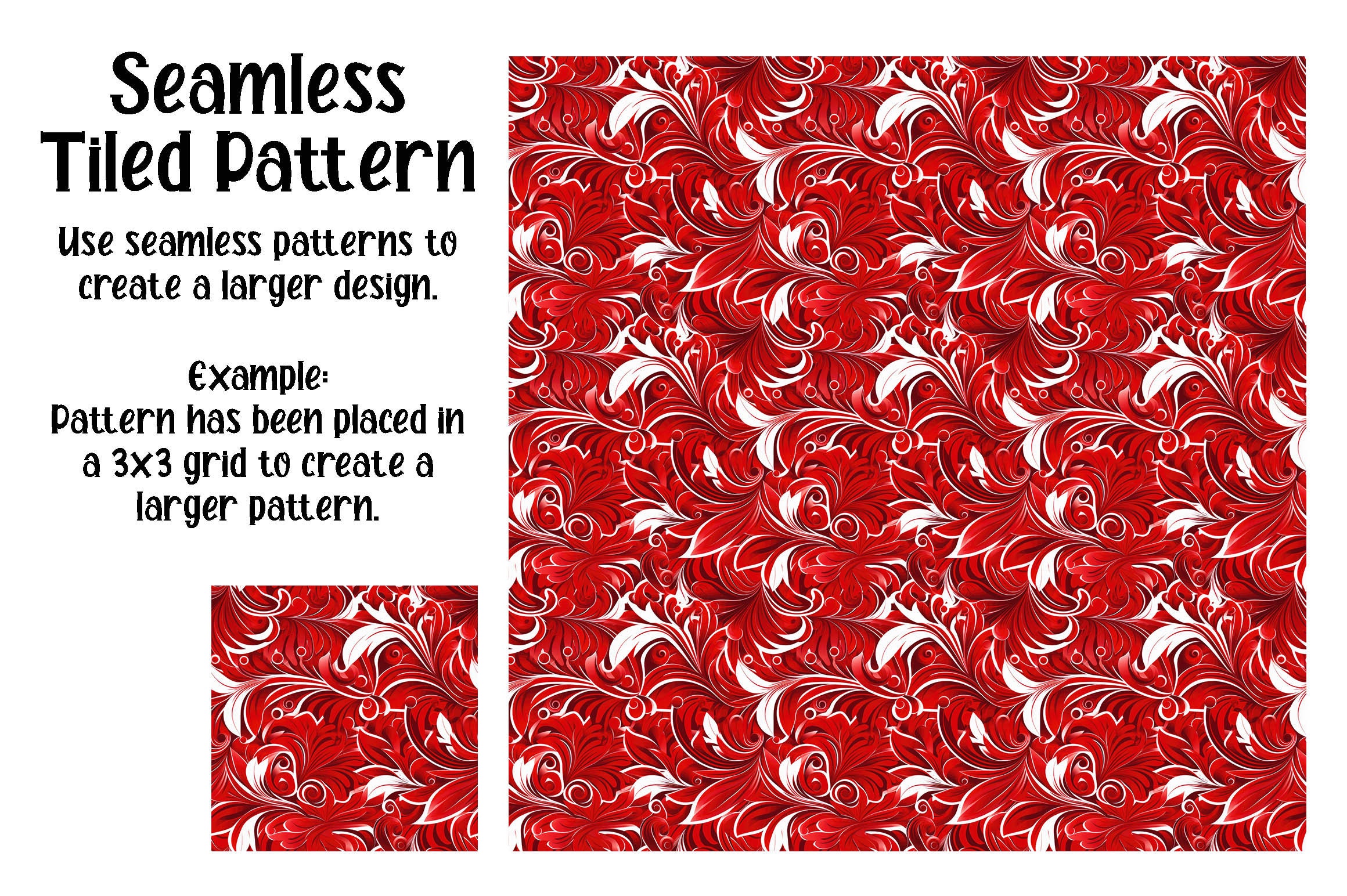 Lay Red Pattern Design Red SEAMLESS Patterns - Shades of Red Digital Paper - 16 Designs ...