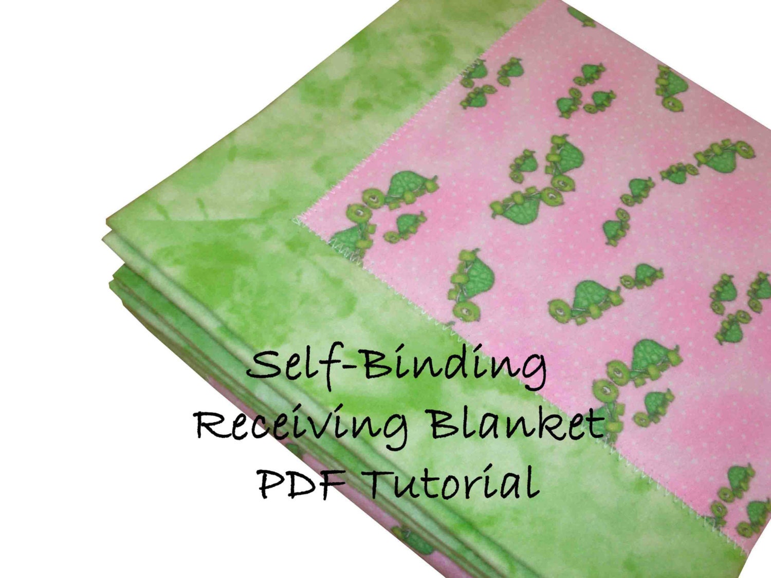 Self binding Blanket Tutorial INSTANT DOWNLOAD Etsy