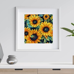 Sunflower SEAMLESS Patterns - Watercolor Sunflowers Digital Paper - 16 ...