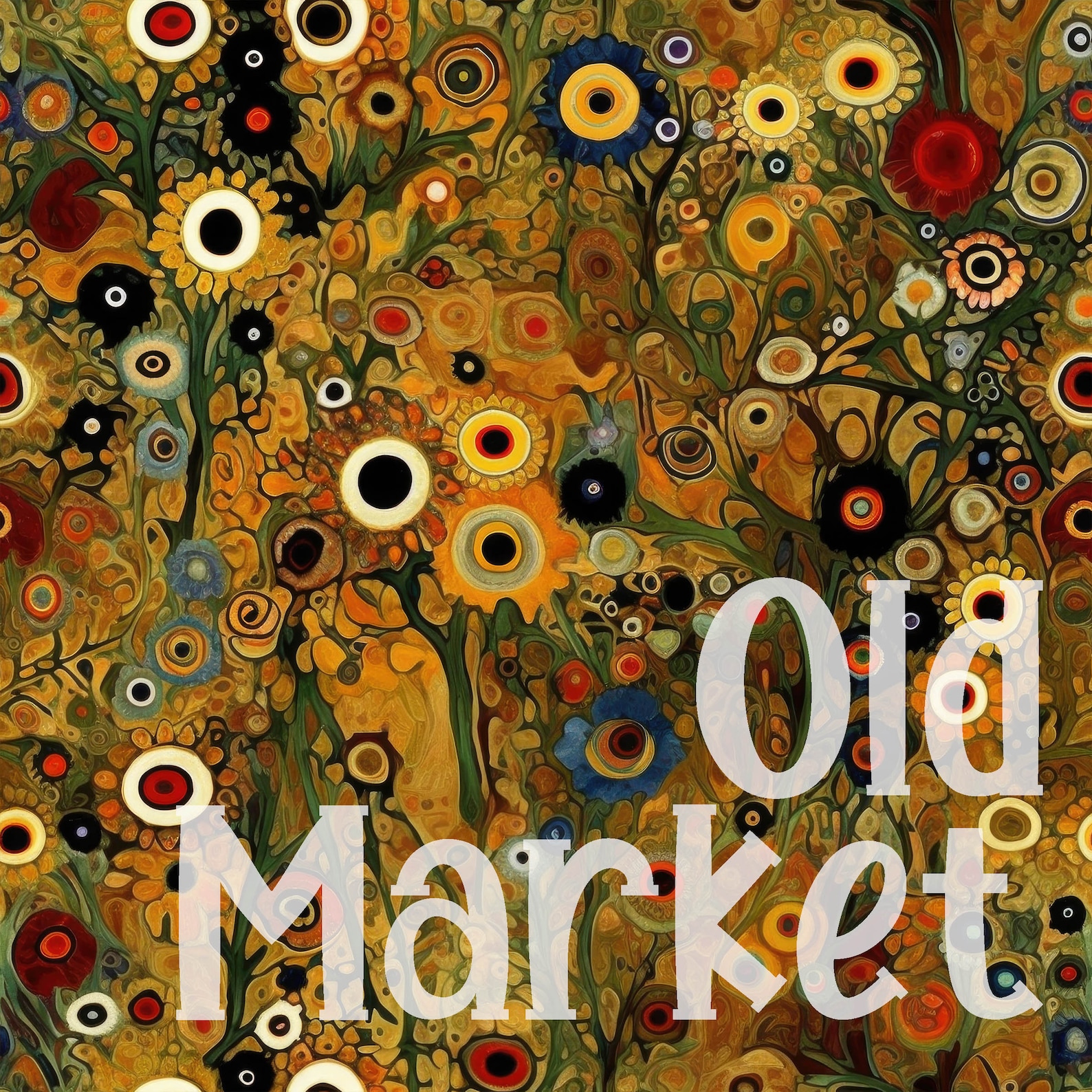 Gustav Klimt Inspired Flowers SEAMLESS Patterns - Klimt Flowers Digital ...