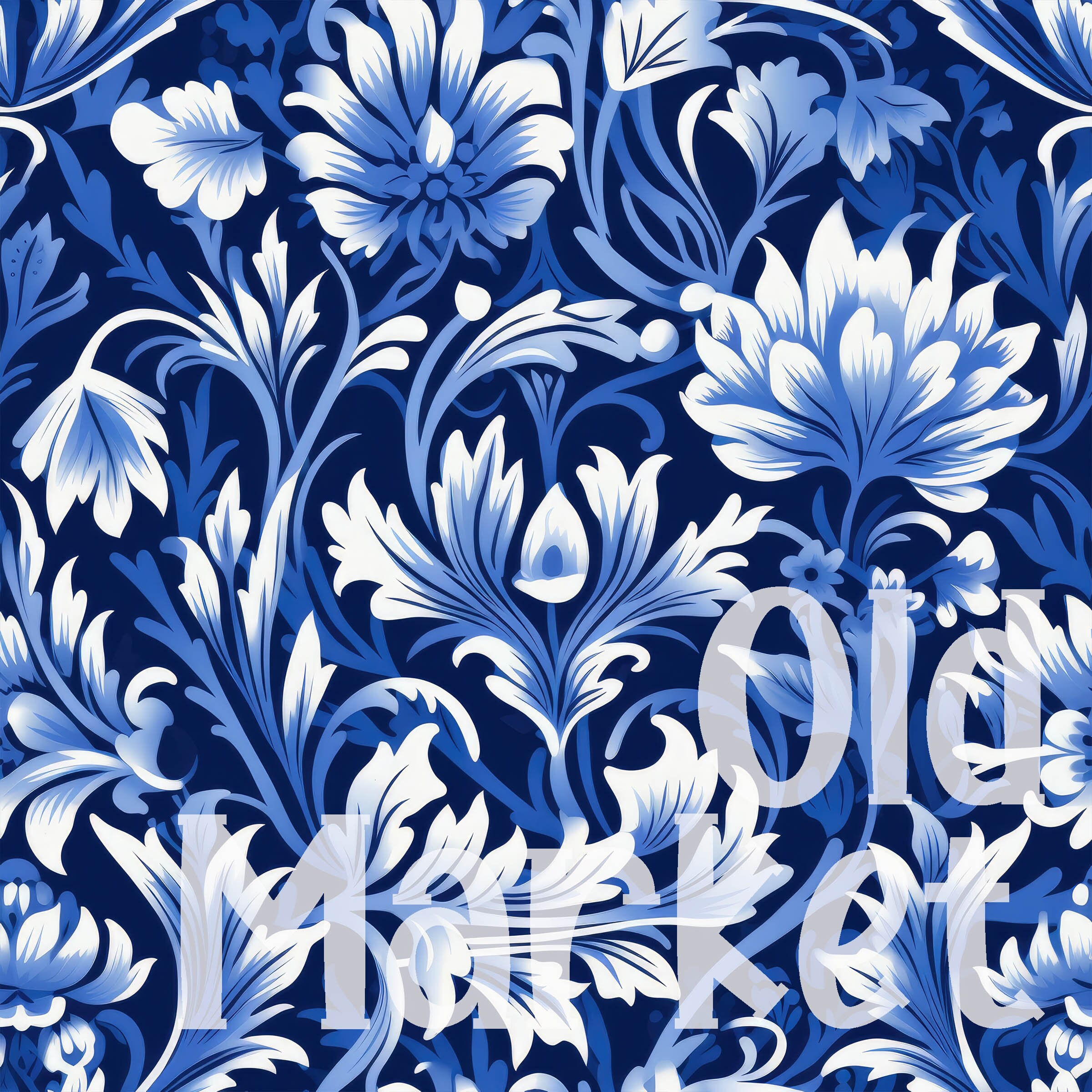 Blue SEAMLESS Patterns - Shades of Blue Digital Paper - 16 Designs ...