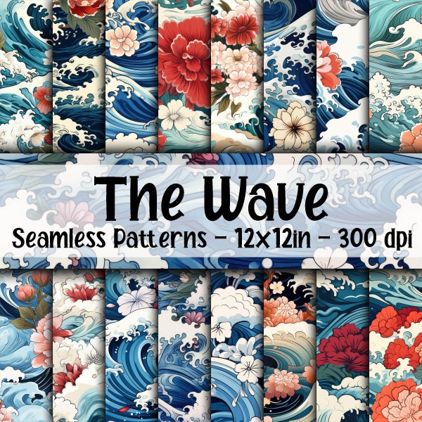 Waves Patterns - Etsy