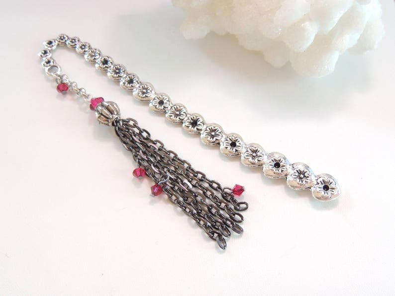 Chain Tassel Bookmark Metal Bookmarks Shepherds Hook Etsy