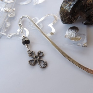 Cross Bookmark, Bookmarks, Metal Bookmark, Beaded Bookmark, Religious Bookmark, Teacher Gift