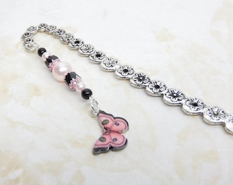 Butterfly Bookmark, Custom Beaded Bookmark, Gift for Mom, Teacher Graduation Gift