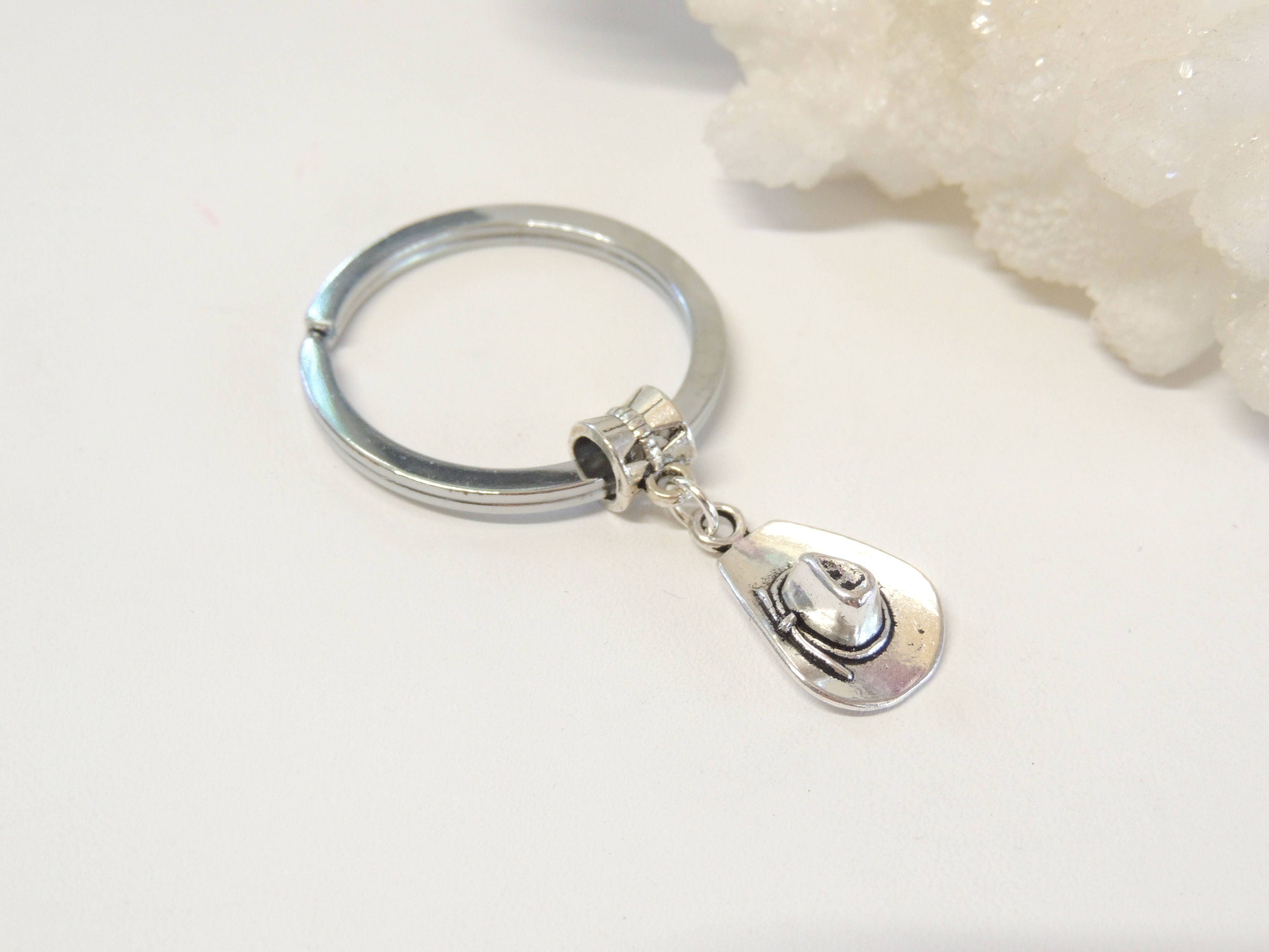 Cowboy Hat Keychain, Cowboy Hat Key Chain, Key Ring, Hat Key Chains ...