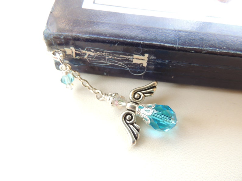 Angel Bookmark, Aqua Blue Guardian Angel Bookmark, Books Ans Zines ...