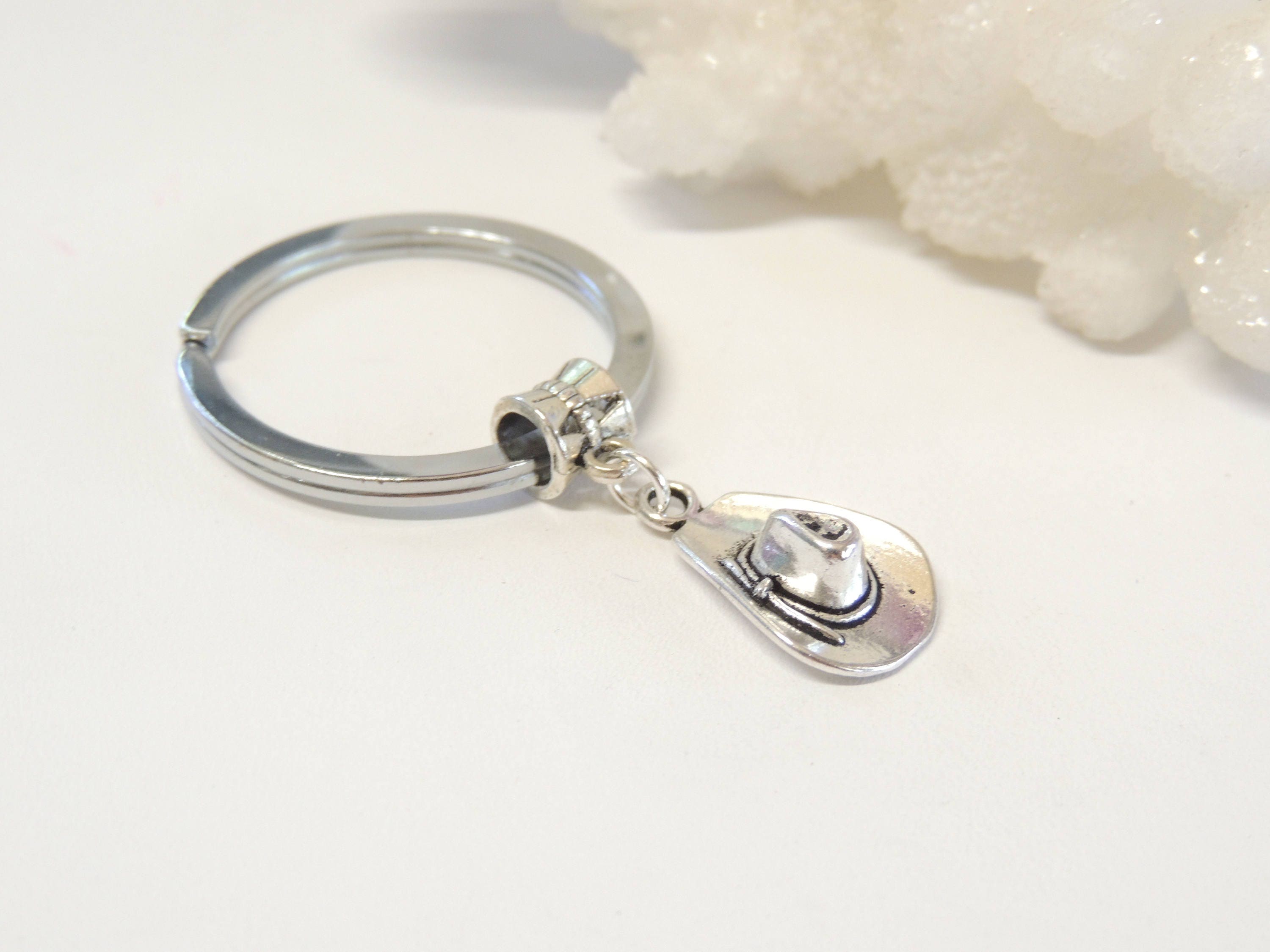 Cowboy Hat Keychain, Cowboy Hat Key Chain, Key Ring, Hat Key Chains ...