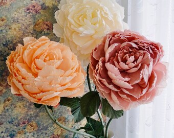 Amazing Gigant Peonies! Paper peonies, paper flowers