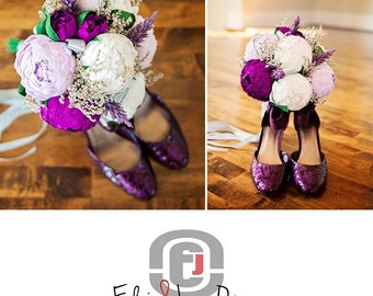 Bridal bouquet,wedding bouquet,paper flower bouquet,peonies pink,bridal flower,bouquet wedding.